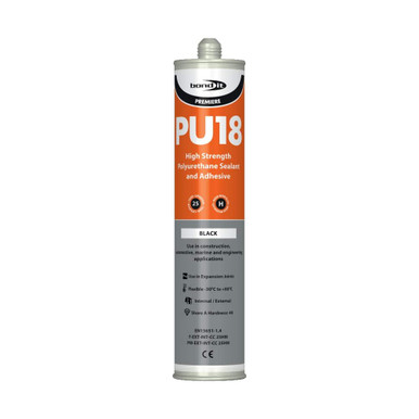 Image of Bond It PU18 Polyurethane Sealant, Black, 310 ML