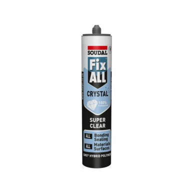Product image for Soudal Fix All Crystal, 290 ML, Crystal Clear