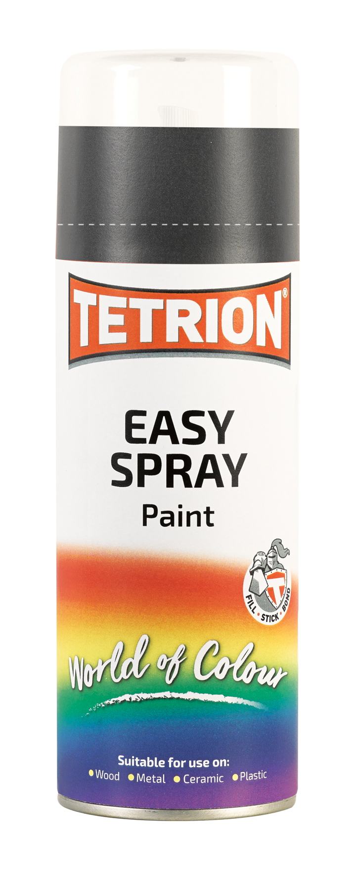 Product image for Tetrion Tetrosyl Easy Spray Paint Gloss Black 400ml