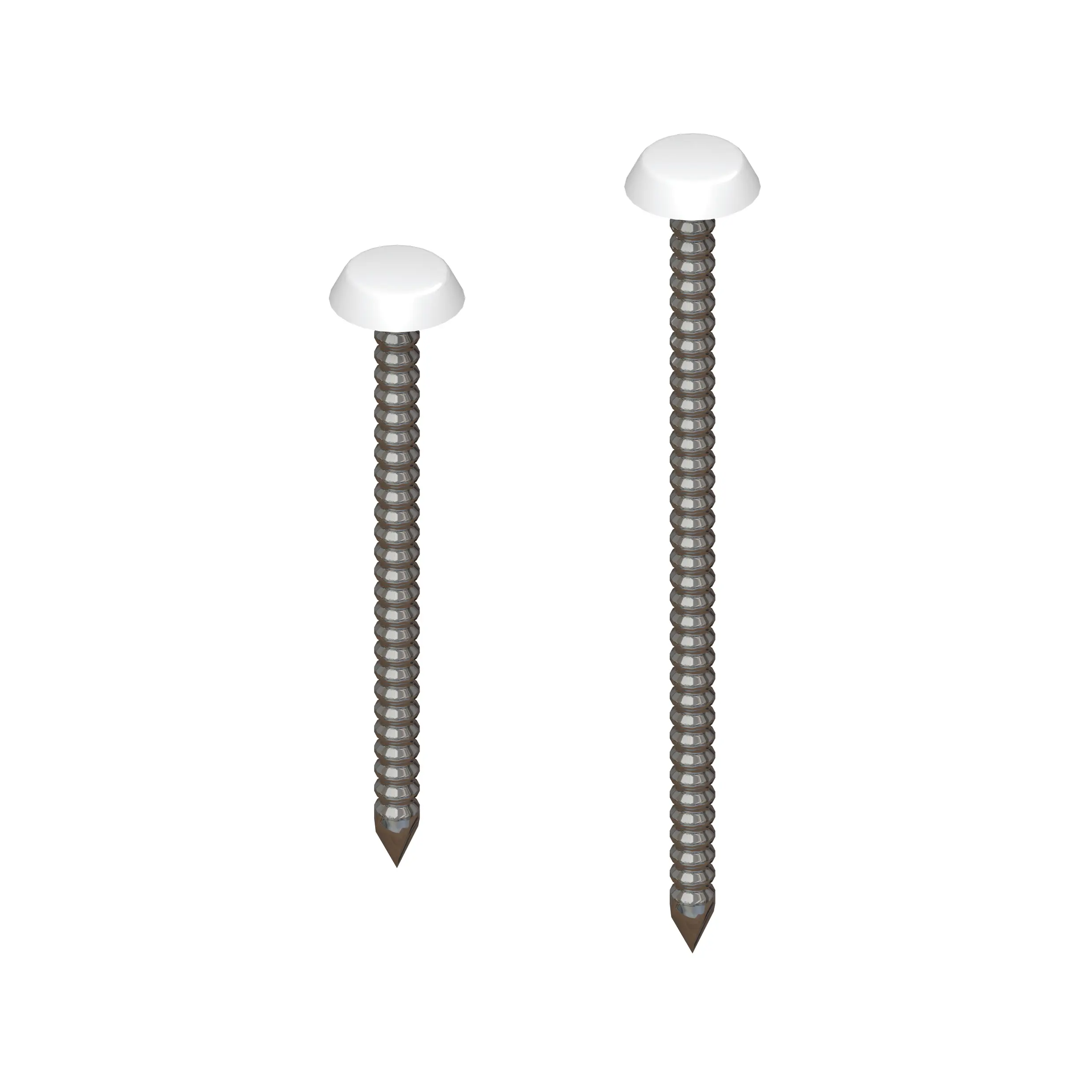 Product image for Eurocell Roofline Profile Upvc Fixing Pins White 40mm - Box Of 250