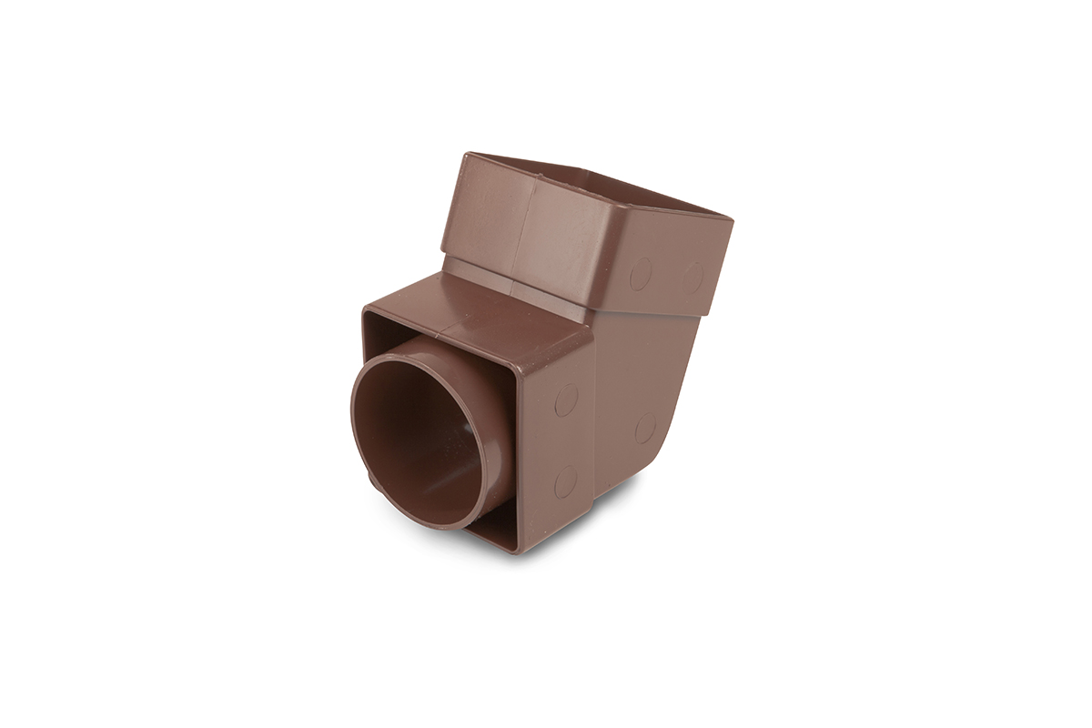 Product image for Osma Squareline 4T825 Offset Bend Socket 61mm Brown