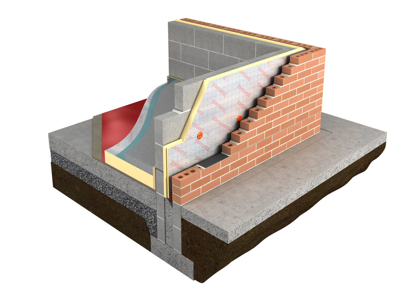 Product image for Unilin (Xtratherm) Thin-R Cavity Wall PIR Insulation Board 1200 x 450 x 75mm