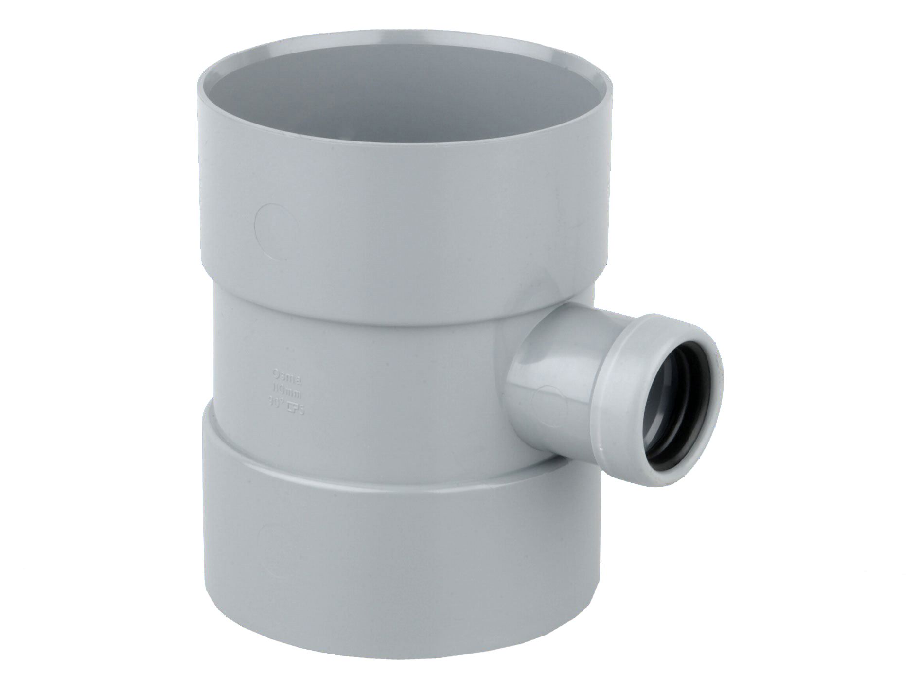 Product image for Wavin Osmasoil D/SW Bossed Pipe (ring Seal) 110mm Grey