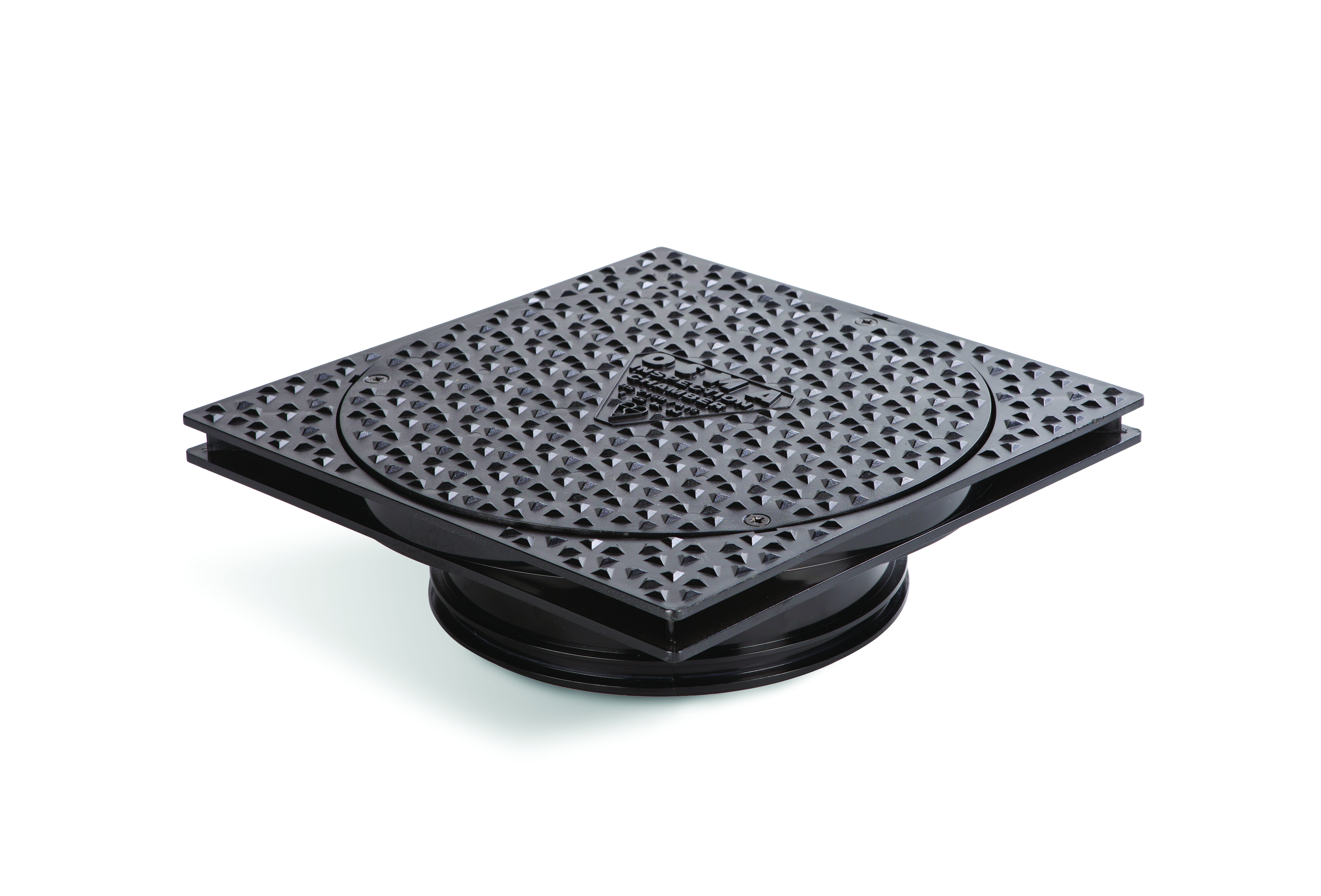 Product image for Osma 250mm Shallow Inspection Chamber Square Cover And Adjustable Frame 4D961