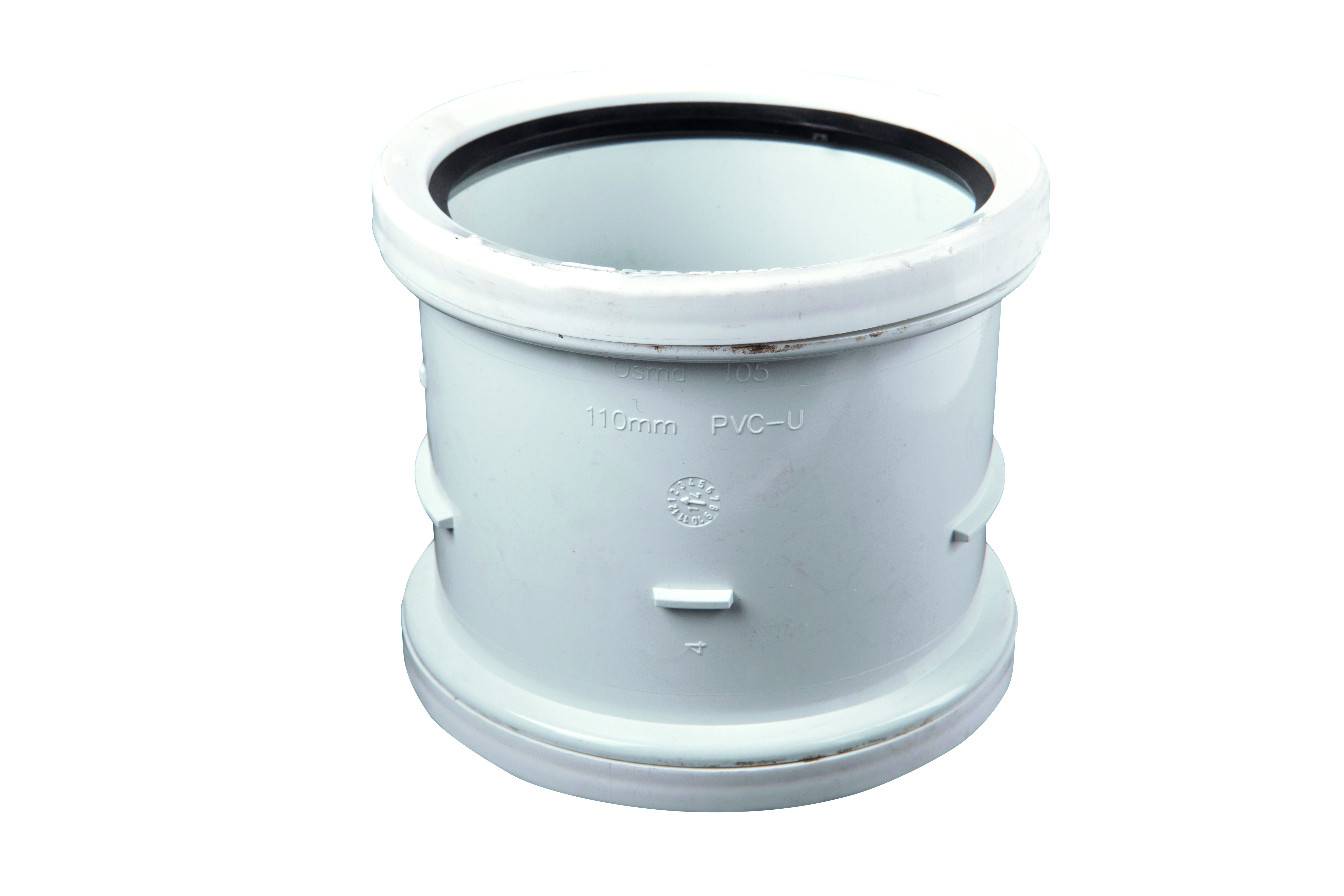 Product image for Wavin Osmasoil D/S Repair Coupler 110mm White