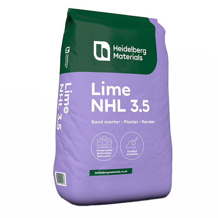 Product image for Heidelberg Materials NHL Hydraulic Lime 3.5 White 25kg