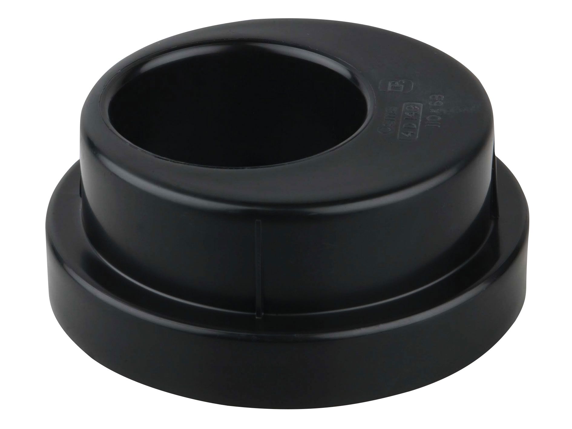 Product image for Wavin Osma Roundline Rainwater Adaptor 68x110mm Black 0T149B