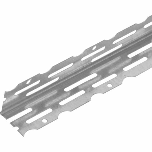 Product image for 3mm Galvanised Internal Thin Coat Angle Bead - 2.4m