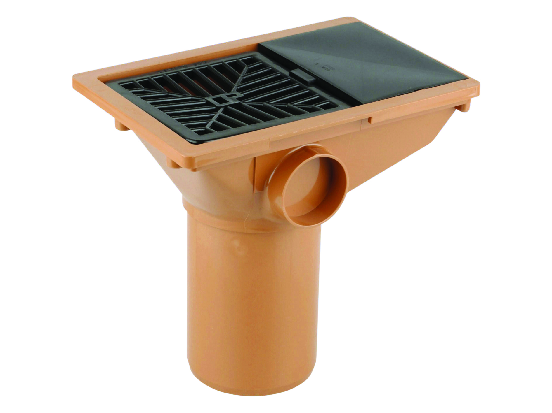 Product image for Osmadrain Plain Ended Vertical Inlet Hopper 110mm 4D508