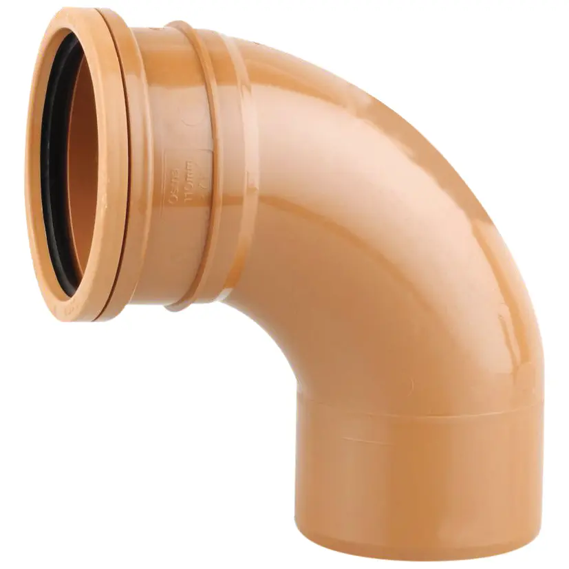 Image of Osmadrain Drainage Short Radius Bend 87 Degree Single Socket 110mm