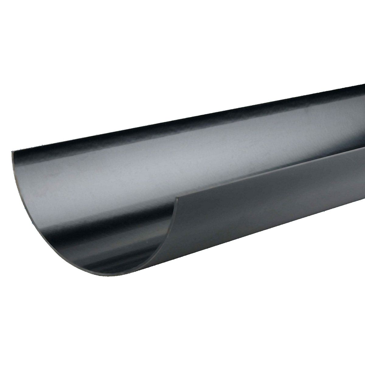 Image of Wavin Osma Roofline Gutter 150mm Black 4m 6T674B