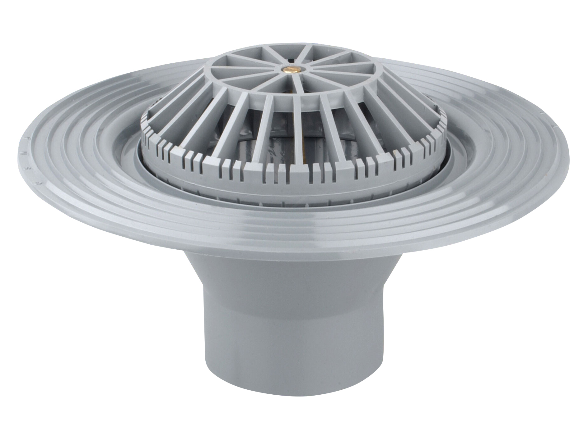 Product image for Osmasoil  110mm Solvent Socket Domed Roof Outlet Grey 4S414G