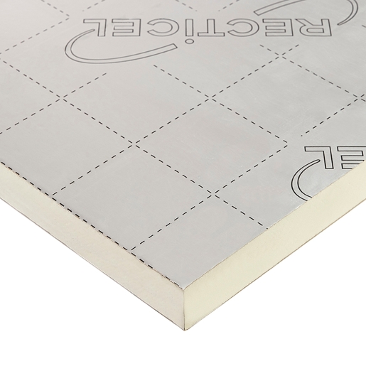 Product image for 140mm x 2400mm x 1200mm Recticel Eurothane GP Insulation Board