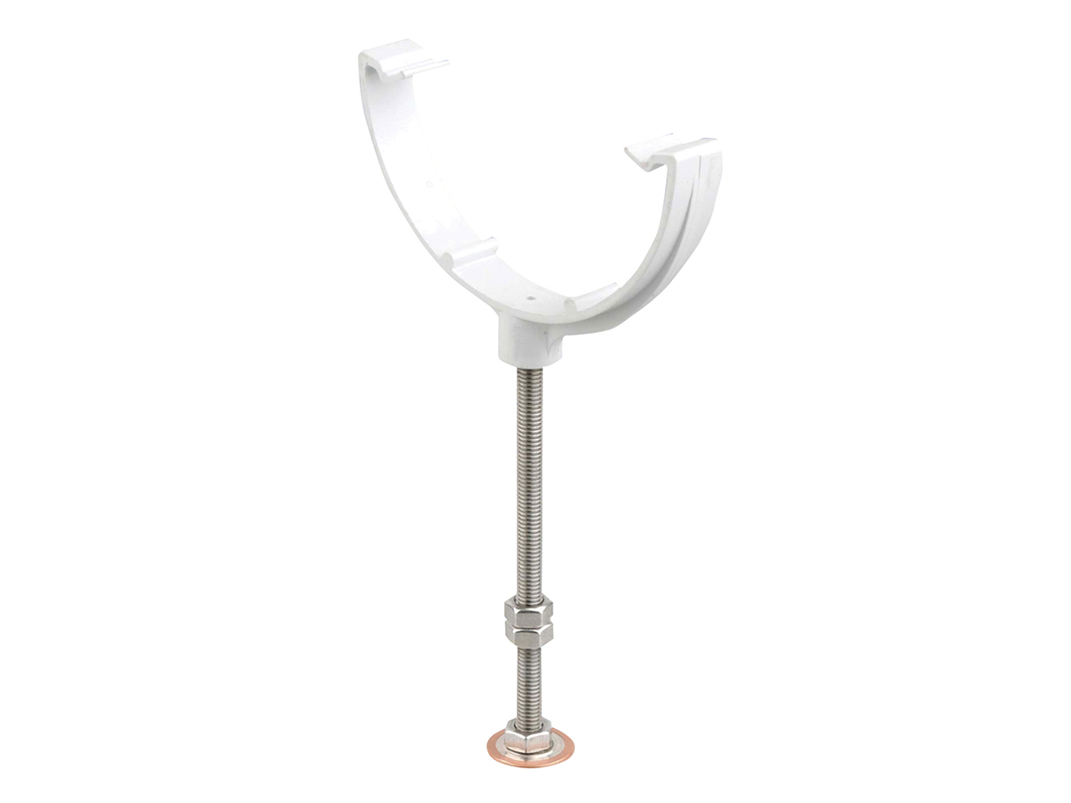 Product image for Osma Roundline 0T914 Rise & Fall Bow/pin Bracket 112mm White