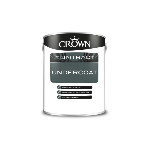 Product image for Crown Contract Undercoat 5L White