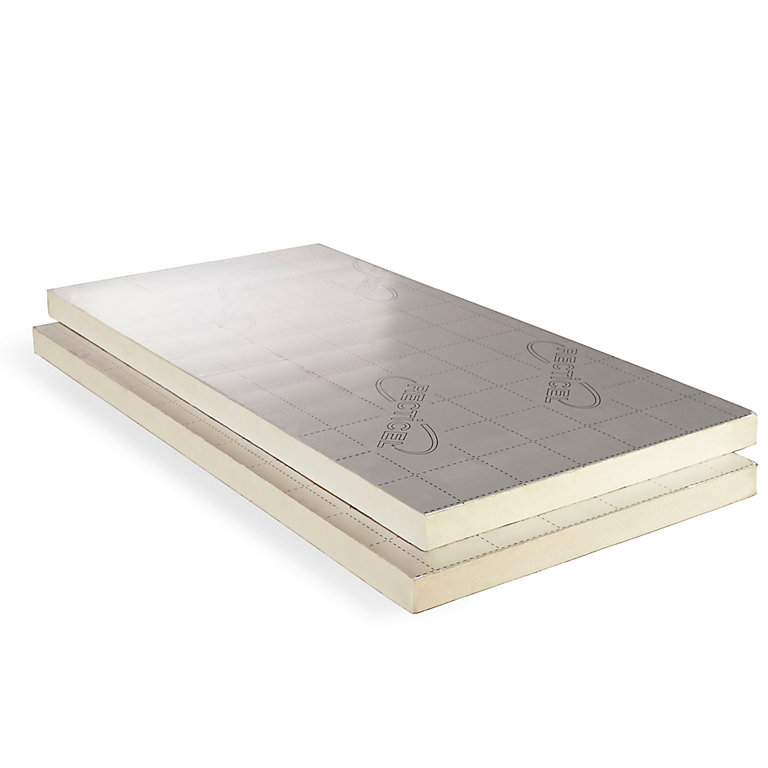 Product image for 100mm x 2400mm x 1200mm Recticel Eurothane GP Insulation Board