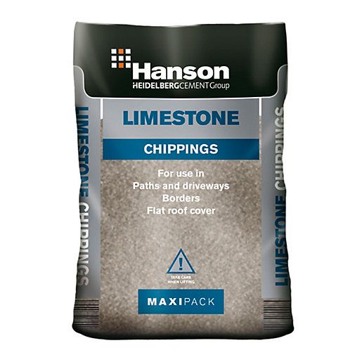 Product image for Limestone Chips 20mm Clean Trade Pack