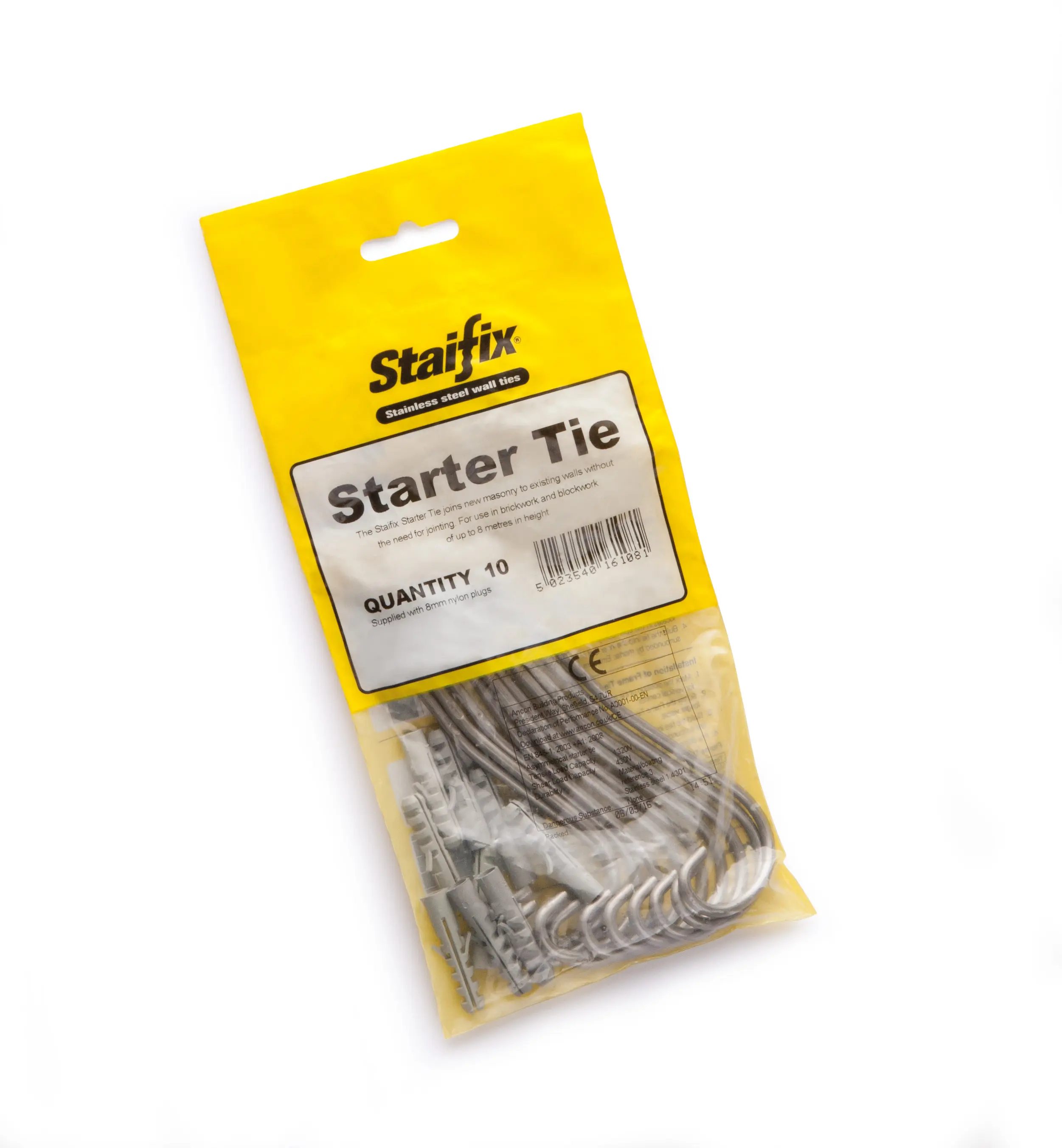 Product image for Staifix Starter Tie 135mm Bag Of 10