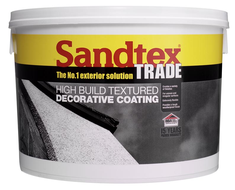 Product image for Sandtex Trade Highbuild 15kg White