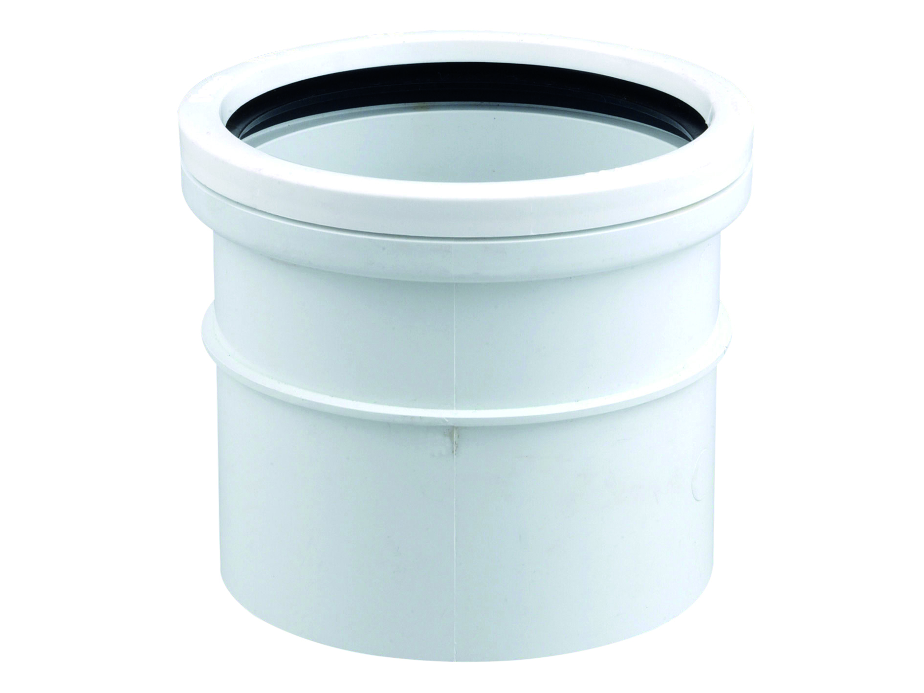 Product image for Wavin Osmasoil S/SW Single Socket Coupler 110mm White
