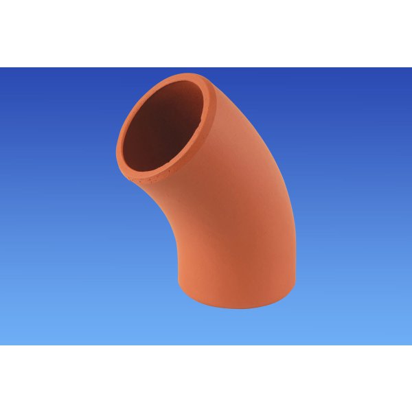 Image of Hepworth Supersleve Housedrain 45° Bend Plain Ended 100mm