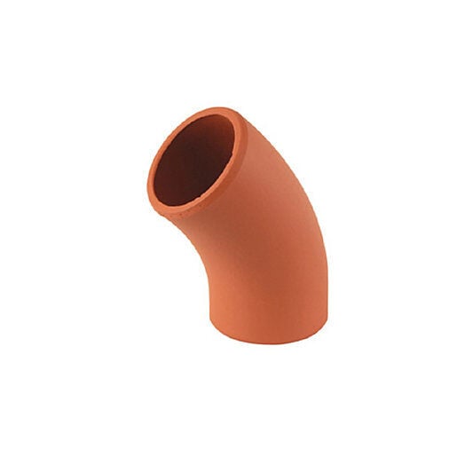 Image of Hepworth Supersleve Housedrain 45° Bend Plain Ended 100mm