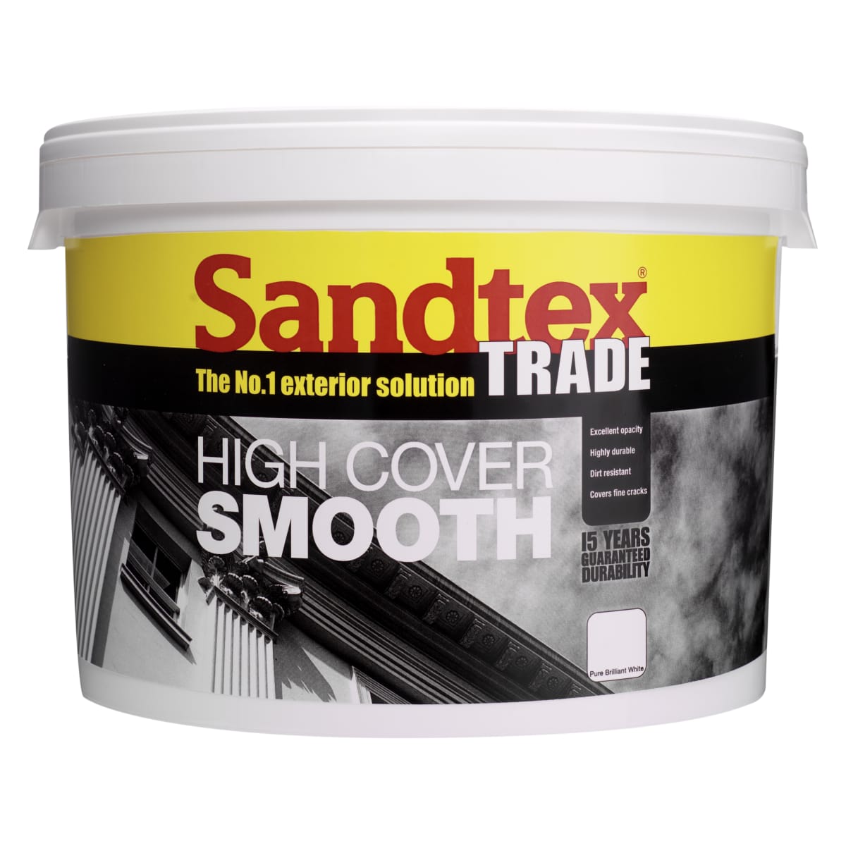 Image of Sandtex Trade High Cover Smooth 10L Magnolia