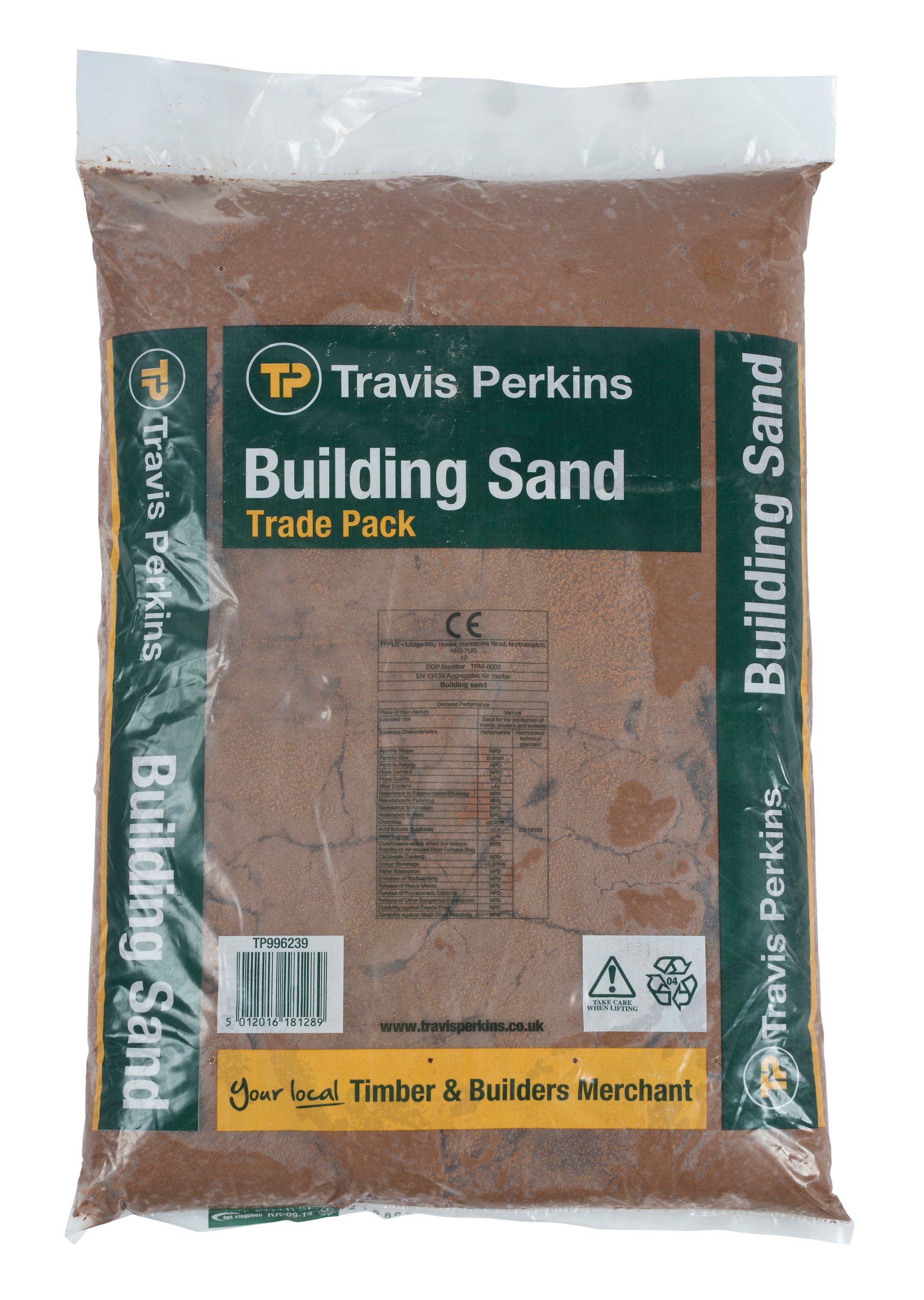 Travis Perkins Building Sand Trade Pack Compare with BuildBuddy