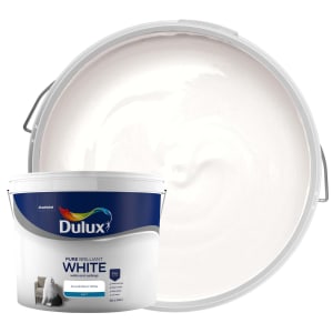 Dulux Matt Emulsion Paint - Pure Brilliant White - 10L Price Comparisons | Compare The Build