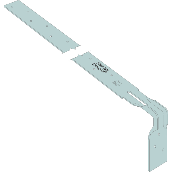 Product image for Simpson Heavy Engineered Strap Bend 100mm 1000mm