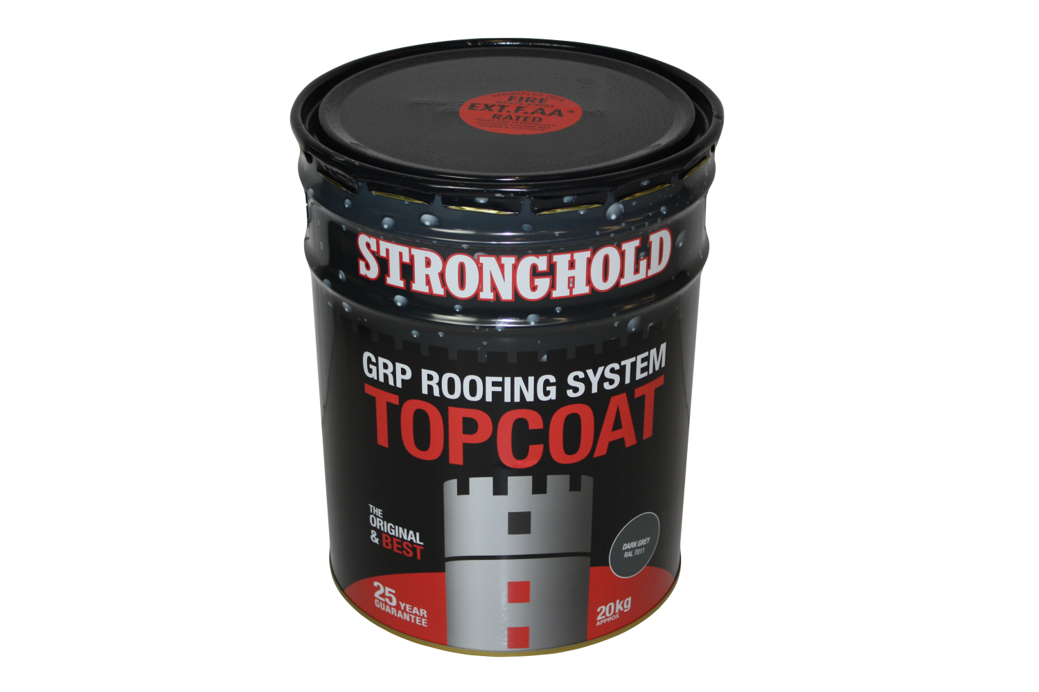 Product image for Stronghold Grp Fibreglass Premium Top Coat 20kg Dark Grey