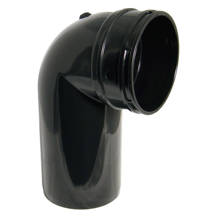Image of Wavin Osmasoil SW/S Long Tail Bend 90° 110mm Black