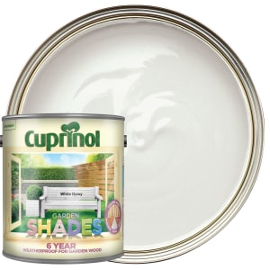 Image of Cuprinol Garden Shades Matt Wood Treatment - White Daisy - 2.5L