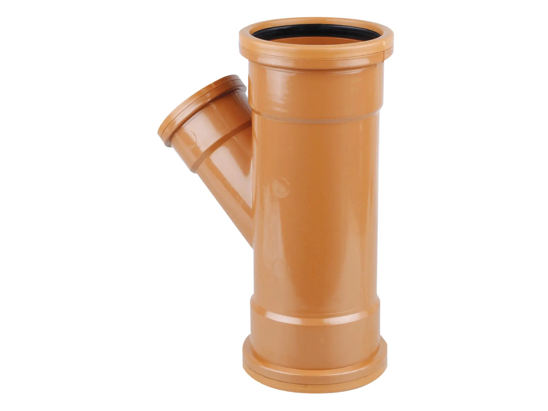 Product image for Osmadrain Double Socket Unequal Junction 45° 110x160mm 6D219