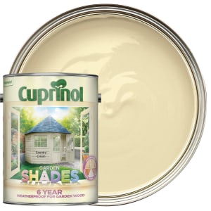 Product image for Cuprinol Garden Shades Matt Wood Treatment - Country Cream - 5L