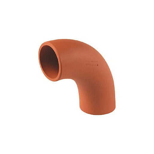 Image of Hepworth Supersleve Housedrain 90° Bend Plain Ended 100mm