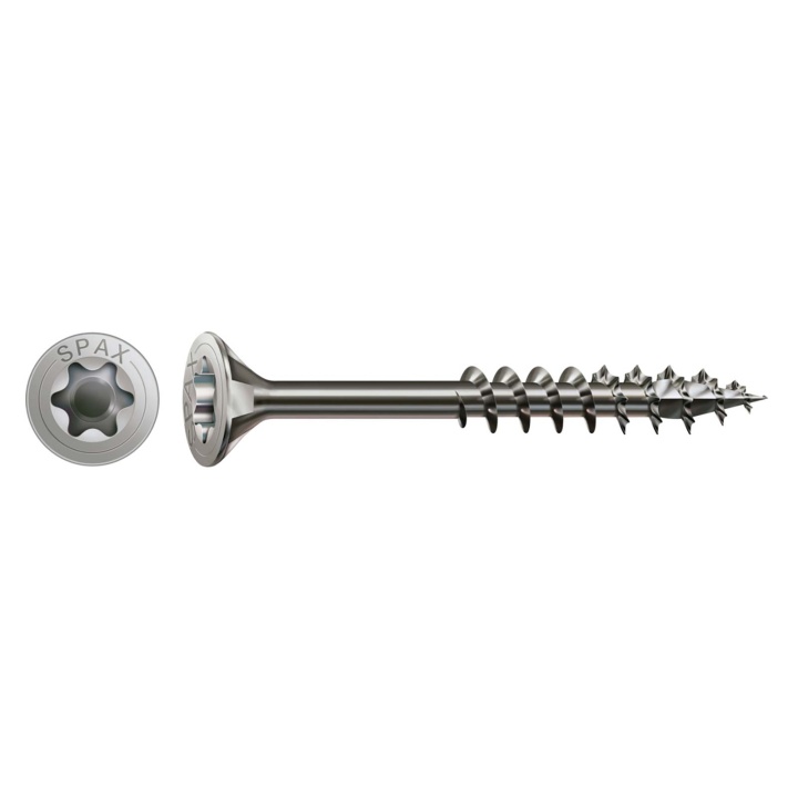Product image for Spax TX Countersunk Stainless Steel Screws - 5 x 60mm Pack of 25