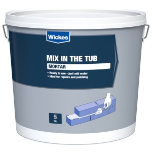 Product image for Wickes Mix in the Tub Mortar - 5kg