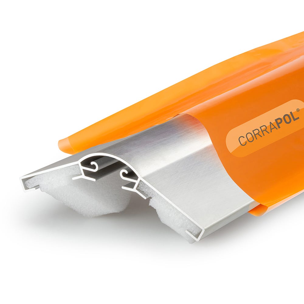 Product image for Corrapol Aluminium Super Ridge Bar Set 3m Mill