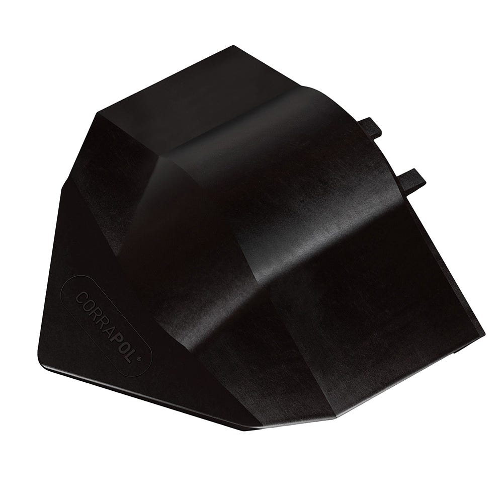 Product image for Corrapol-bt Super Ridge End Cap Black
