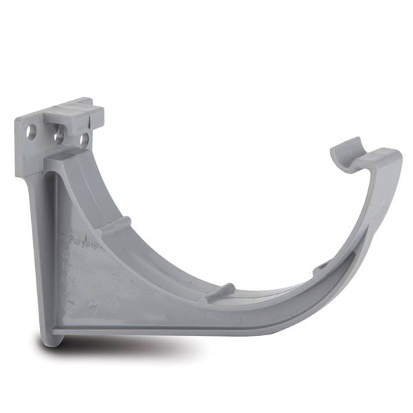Product image for Half Round Gutter Fascia Bracket Grey 112mm