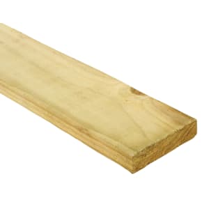 Product image for Wickes Treated Sawn Timber - 22 x 100 x 3000mm