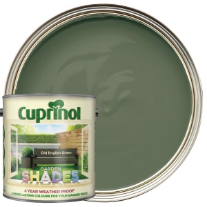 Product image for Cuprinol Garden Shades Matt Wood Treatment - Old English Green - 2.5L