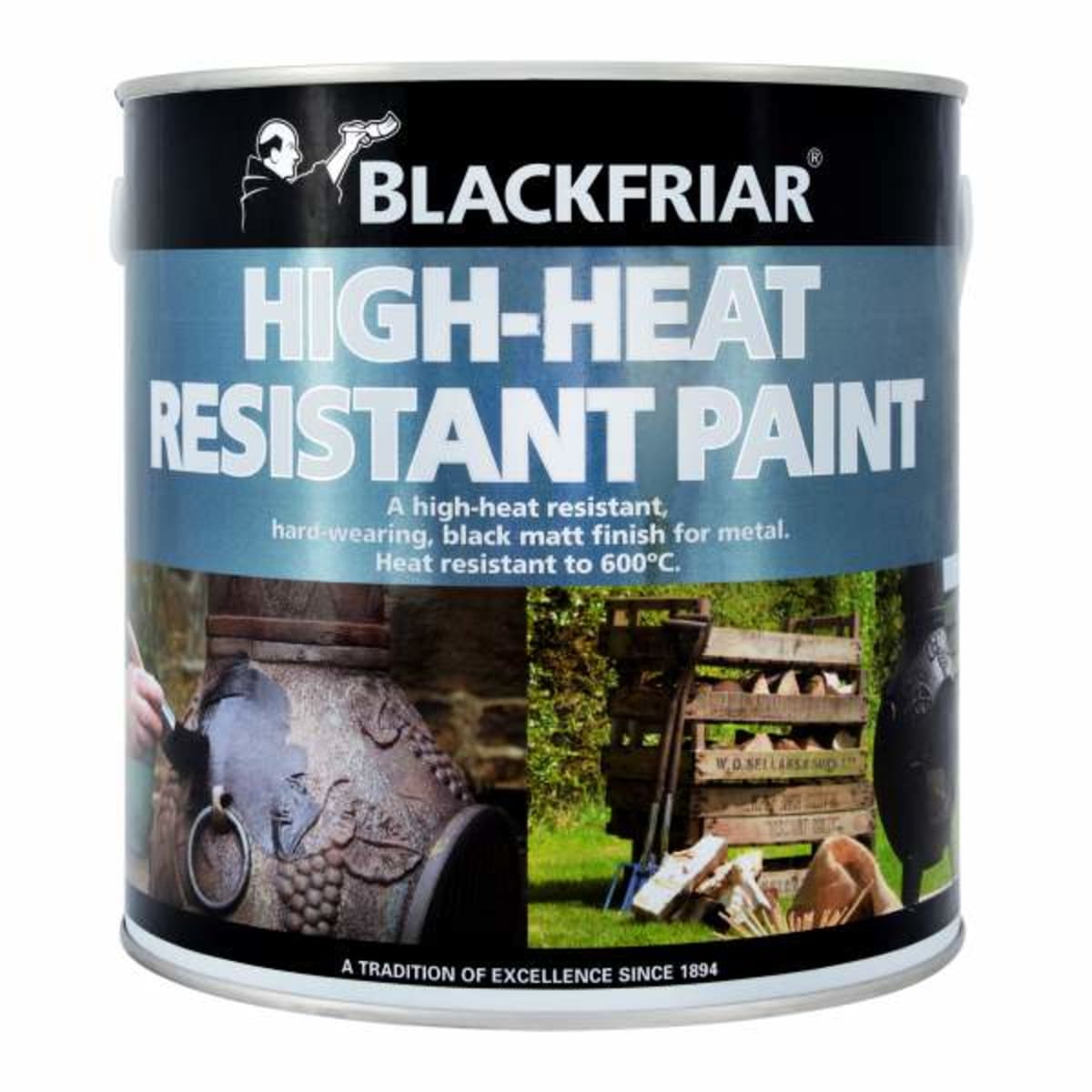Product image for BLACKFRIAR Heat Resistant Paint 500ml