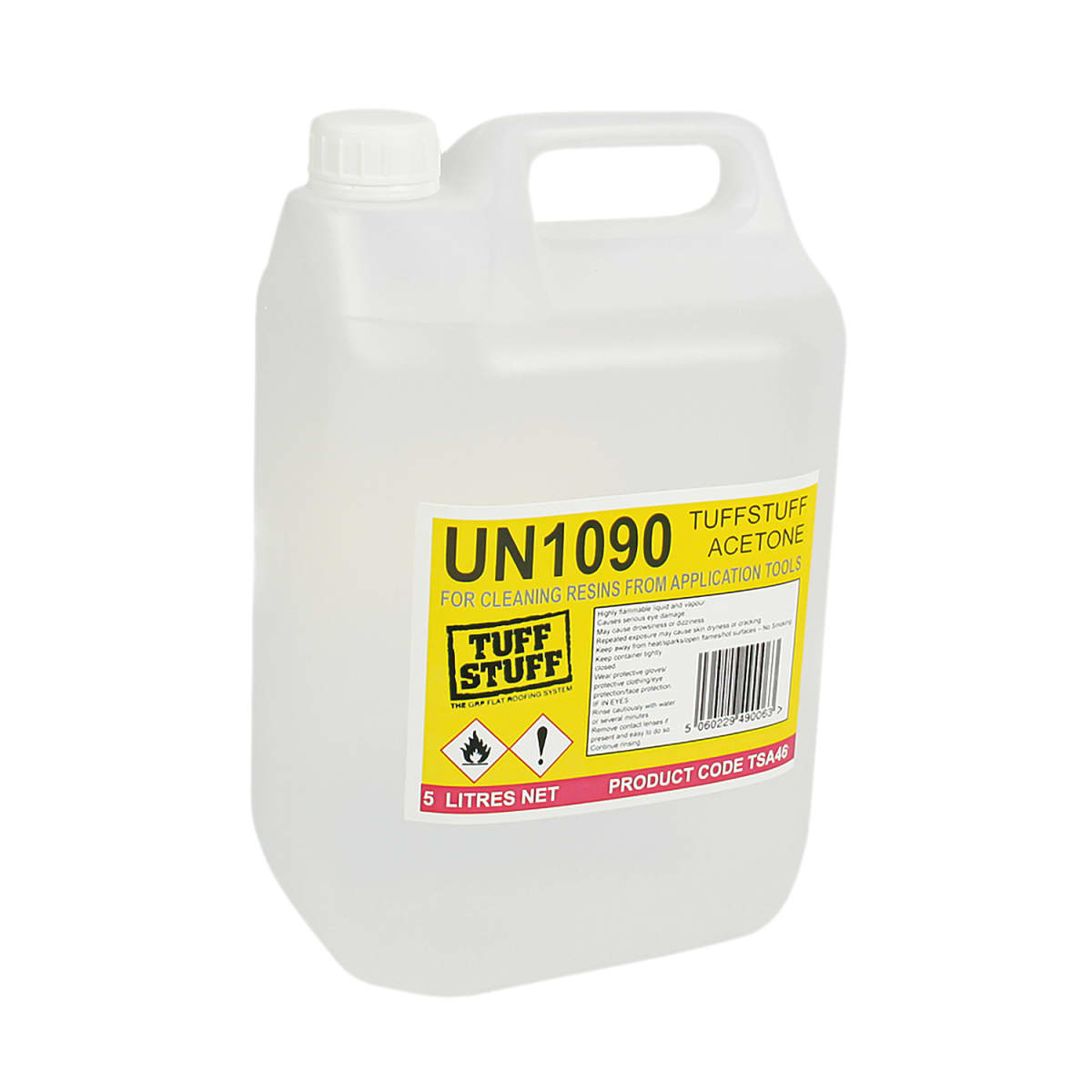 Product image for Tuffstuff Acetone 5.0L Clear