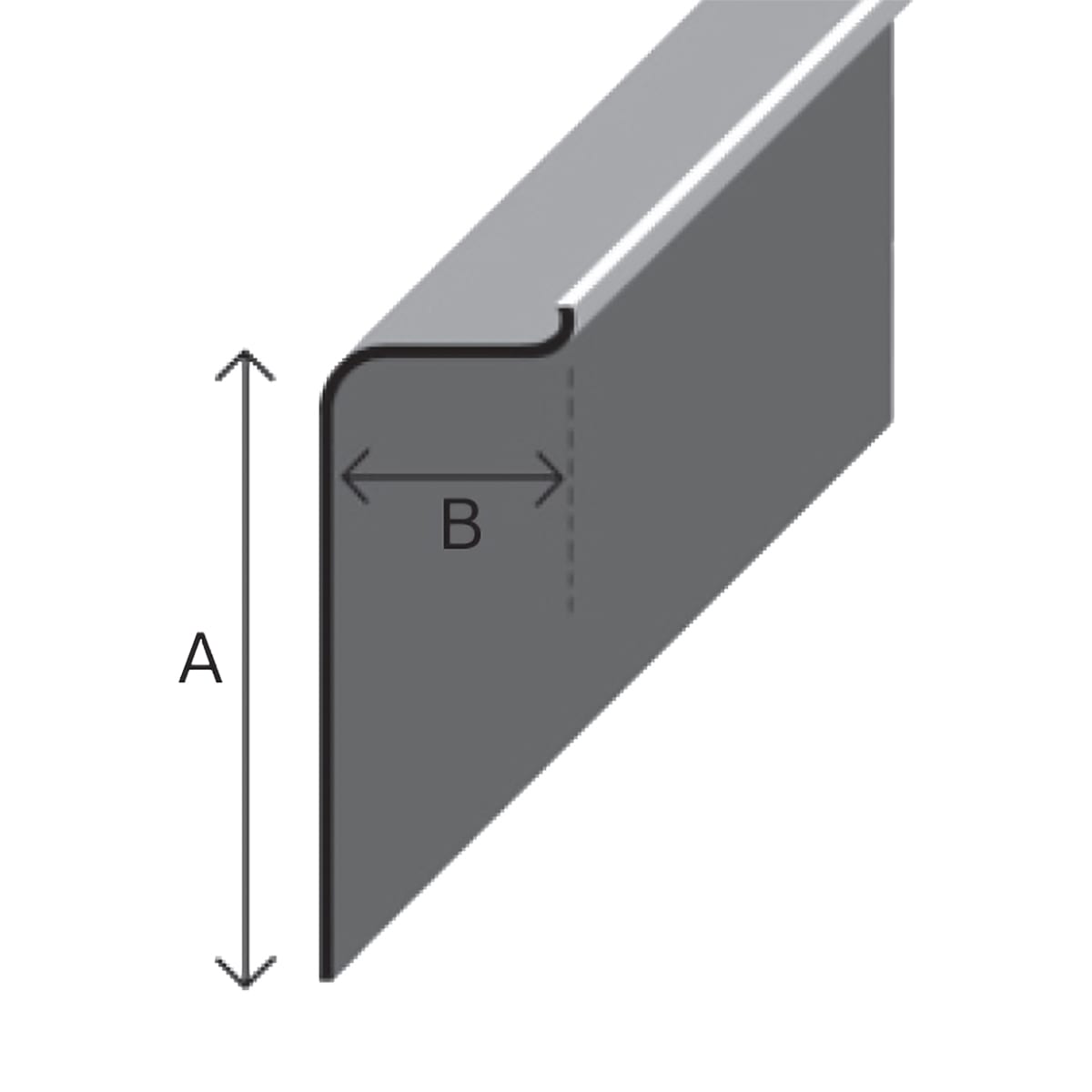 Image of Tuffstuff C100 Simulated Lead Flashing 3M X 100mm X 30mm Black