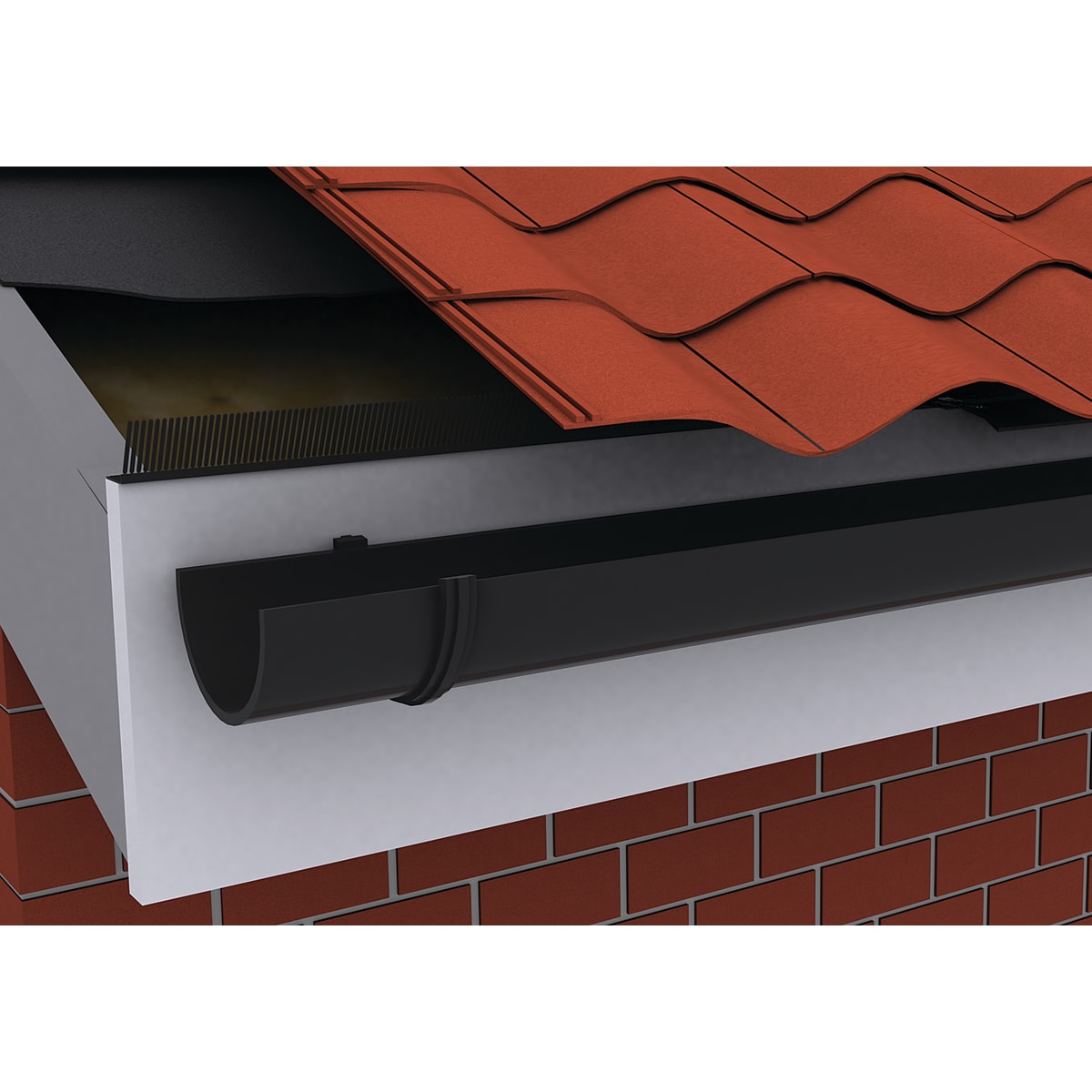 Product image for Timloc Eaves Comb Filler 1m X 22mm Black