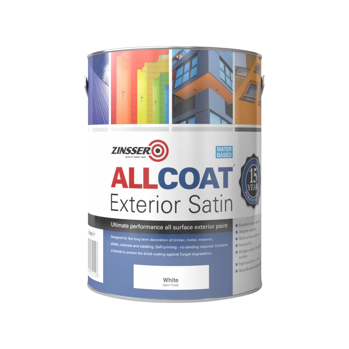 Product image for Zinsser All Coat Exterior Primer 2.5 Litres White
