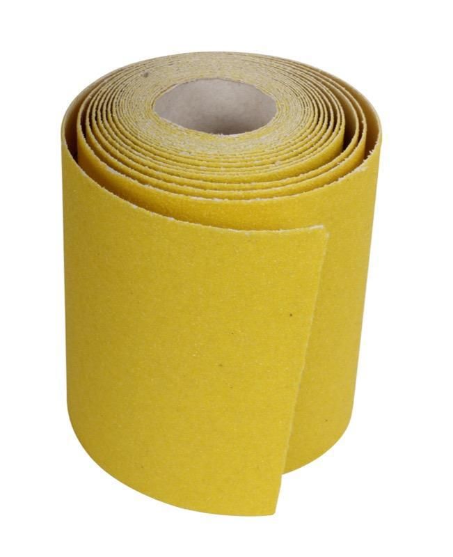 Product image for Prodec Sandpaper Aluminium Oxide Yellow 115mm X 5mtr 80G
