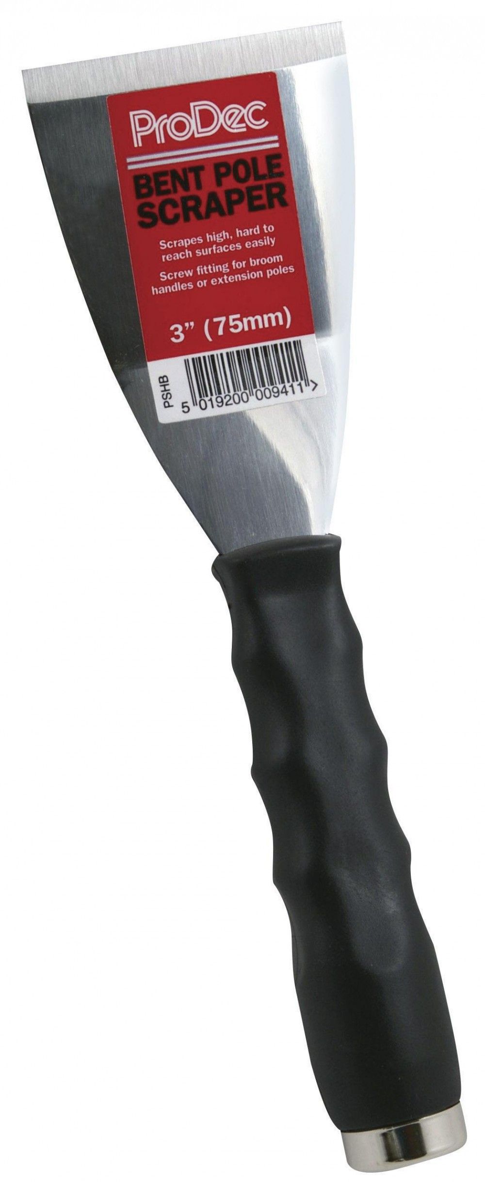 Product image for Prodec Bent Pole Scraper 75mm